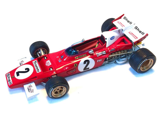 Tameo - SLK116 Ferrari 312B2 - 1971 - White Metal Car Kit - Scale 1:43, Made in Italy