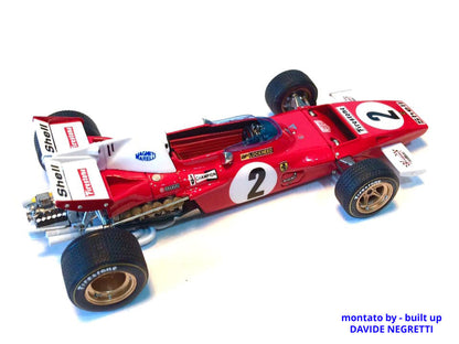 Tameo - SLK116 Ferrari 312B2 - 1971 - White Metal Car Kit - Scale 1:43, Made in Italy