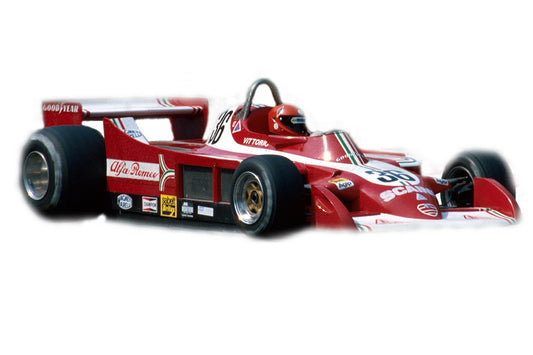 Tameo - SLK125 Alfa Romeo 177 - 1979 Italian G.P. - White Metal Car Kit - Scale 1:43, Made in Italy