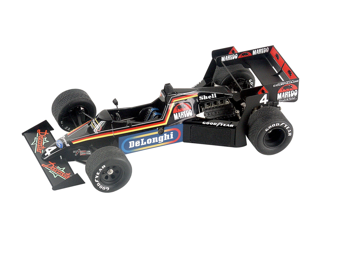 Tameo - SLK030 Tyrrell 012 Ford Cosworth - 1984 - White Metal Car Kit - Scale 1:43, Made in Italy