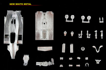 Tameo - SLK064 Williams FW 07C Ford - 1981 - White Metal Car Kit - Scale 1:43, Made in Italy