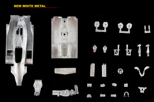 Tameo - SLK064 Williams FW 07C Ford - 1981 - White Metal Car Kit - Scale 1:43, Made in Italy