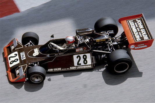 Tameo - SLK095 Brabham BT-42 Ford Cosworth - 1974 Monaco G.P. - White Metal Car Kit - Scale 1:43, Made in Italy
