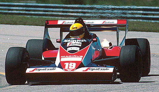 Tameo - SLK096 Toleman TG183B Hart - 1984 Monaco G.P. - White Metal Car Kit - Scale 1:43, Made in Italy