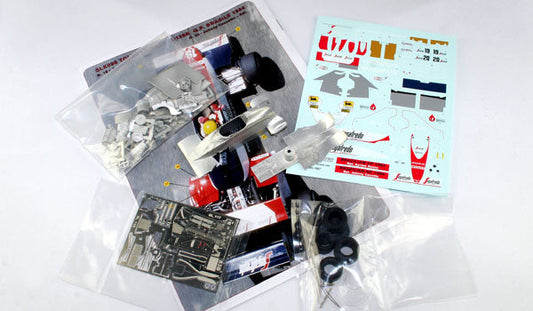 Tameo - SLK096 Toleman TG183B Hart - 1984 Monaco G.P. - White Metal Car Kit - Scale 1:43, Made in Italy