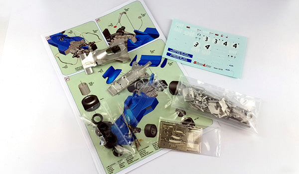 Tameo - SLK103 Tyrrell 007 Ford - 1974 - White Metal Car Kit - Scale 1:43, Made in Italy