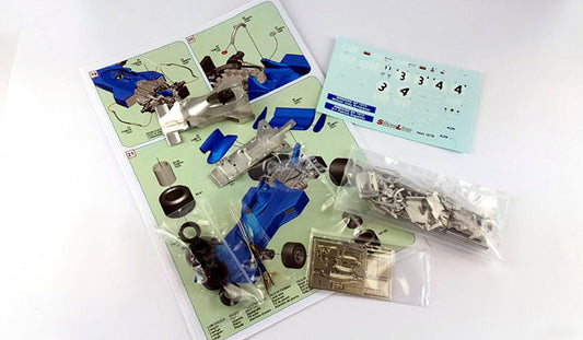 Tameo - SLK103 Tyrrell 007 Ford - 1974 - White Metal Car Kit - Scale 1:43, Made in Italy