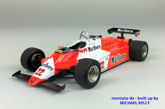 Tameo - SLK104 Alfa Romeo 182 - 1982 - White Metal Car Kit - Scale 1:43, Made in Italy