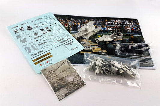 Tameo - SLK106 Arrows FA1 Ford - 1978 - White Metal Car Kit - Scale 1:43, Made in Italy