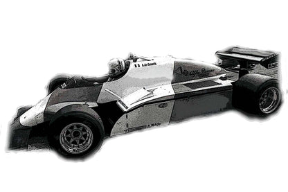Tameo - SLK109 Alfa Romeo 182T "Practice Session" - 1982 - White Metal Car Kit - Scale 1:43, Made in Italy