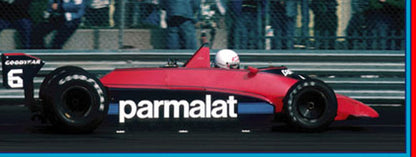 Tameo - SLK110 Brabham BT49 Ford - 1979- White Metal Car Kit - Scale 1:43, Made in Italy