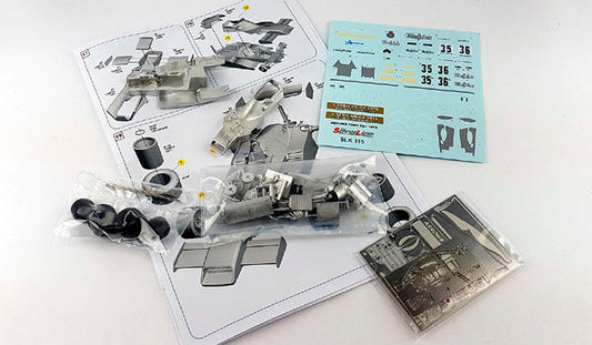 Tameo - SLK115 Arrows A1 Ford Cosworth - 1978 - White Metal Car Kit - Scale 1:43, Made in Italy