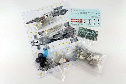 Tameo - SLK116 Ferrari 312B2 - 1971 - White Metal Car Kit - Scale 1:43, Made in Italy