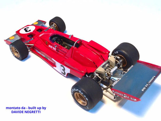Tameo - SLK117 Ferrari 312B3 - 1973 - White Metal Car Kit - Scale 1:43, Made in Italy