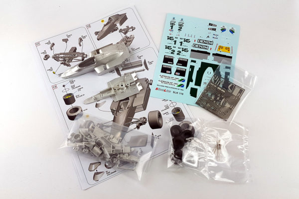 Tameo - SLK119 Williams FW 09 Honda - 1983 - White Metal Car Kit - Scale 1:43, Made in Italy