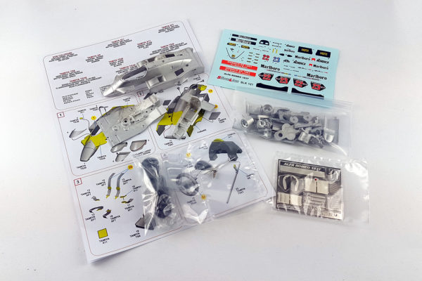 Tameo - SLK121 Alfa Romeo 183T - 1983 - White Metal Car Kit - Scale 1:43, Made in Italy