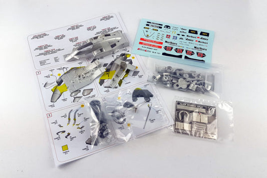Tameo - SLK121 Alfa Romeo 183T - 1983 - White Metal Car Kit - Scale 1:43, Made in Italy