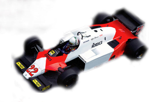 Tameo - SLK121 Alfa Romeo 183T - 1983 - White Metal Car Kit - Scale 1:43, Made in Italy