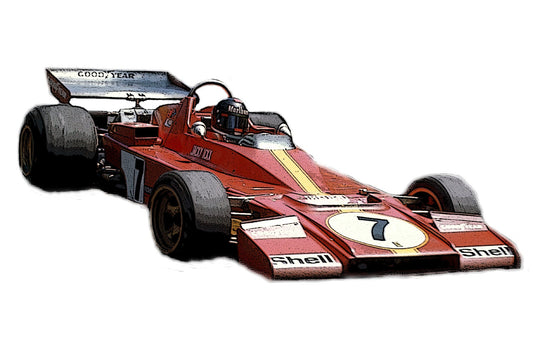 Tameo - SLK122 Ferrari 312B3 - 1973 - White Metal Car Kit - Scale 1:43, Made in Italy
