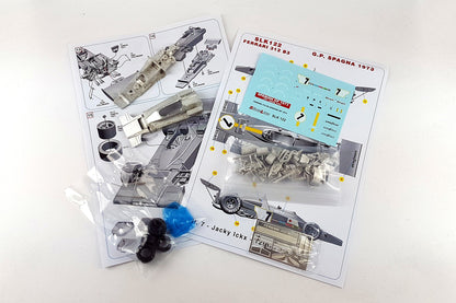 Tameo - SLK122 Ferrari 312B3 - 1973 - White Metal Car Kit - Scale 1:43, Made in Italy