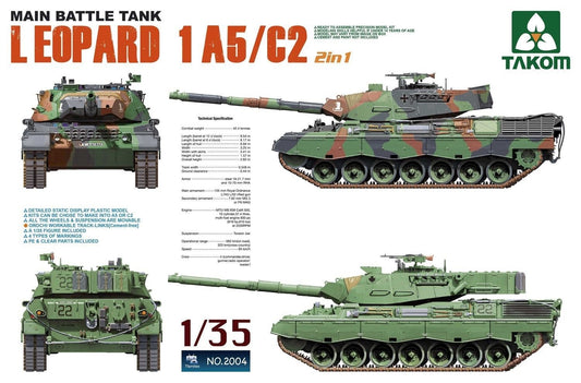 Takom - Leopard 1A5/C2 Mbt 1:35
