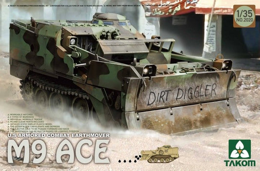 Takom - US M9 Ace Armored Combat Earthmover 1:35