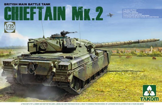 Takom - Brit Mbt Chieftain Mk.2 1:35