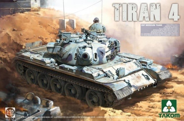 Takom - Idf Med Ium Tank Tiran-4 1:35