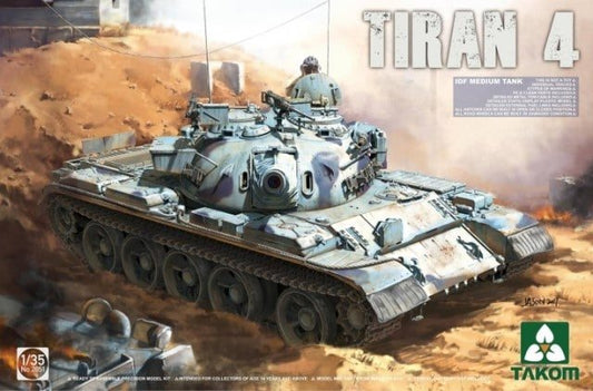 Takom - Idf Med Ium Tank Tiran-4 1:35