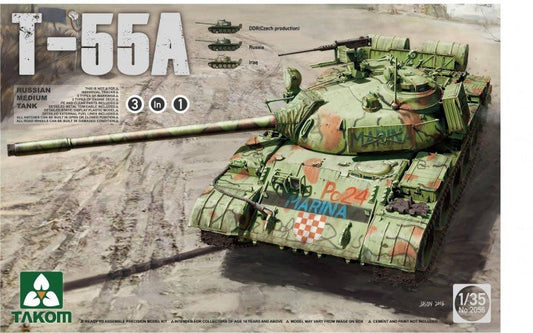 Takom - Russian Medium Tank T-55A 1:35