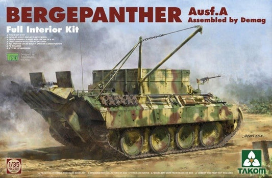 Takom - Bergepanther Ausf.A Tank W/Full Int 1:35