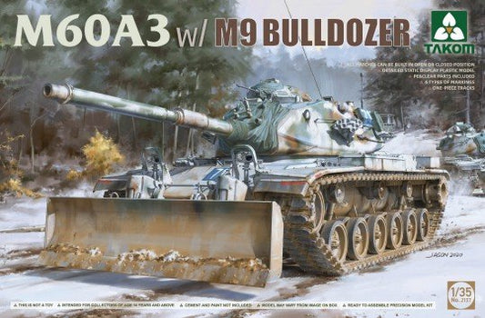 Takom - M60A3 Tank W/M9 Dozer 1:35
