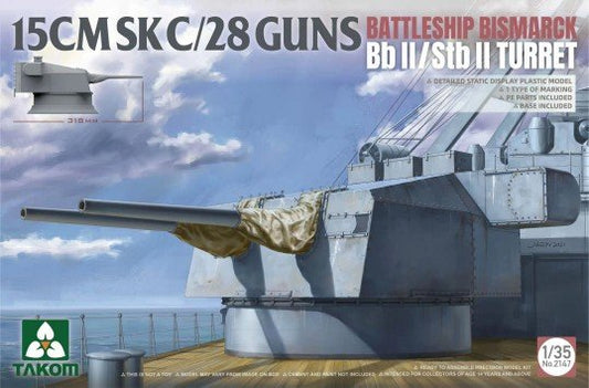 Takom - German Battleship Bismark Guns&turret:35