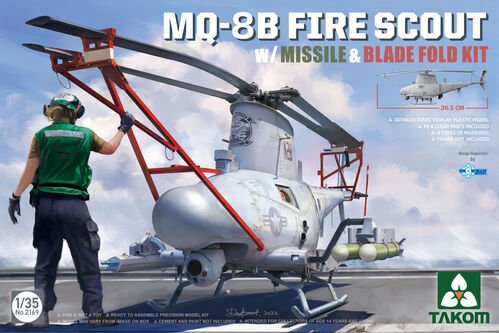 Takom - MQ-8B Fire Scout w/missle + fold 1:35