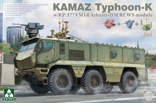 Takom - KAMAZ Typhoon-K w/377vm & RCWS 2N1 1:35