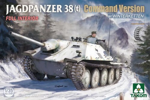 Takom - Jagdpanzer 38t Command w/Interior 1:35