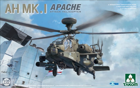 Takom - AH Mk.1 Apache Attack Heli British 1:35