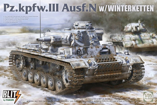 Takom - Pz.Kpfw.III Ausf.N w/winterketten 1:35