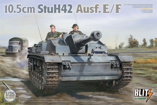 Takom - StugH Assault Gun w/10.5cm gun 1:35