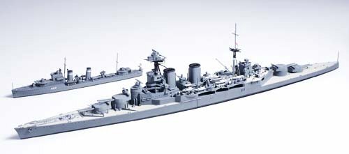 Tamiya - Hood & E Class Destroyer 1:700