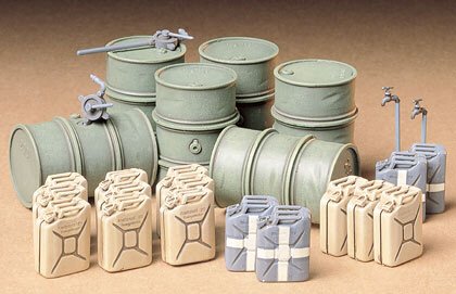 Tamiya - German Fuel Drum Set 1:35
