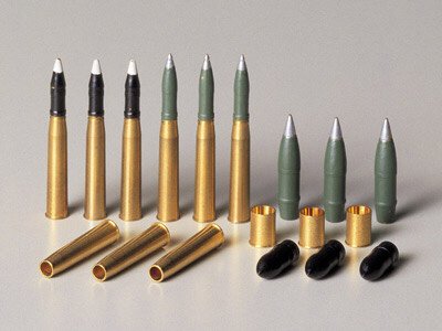 Tamiya - STUG III BRASS 7.5 PROJECTILES 1:35