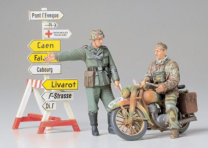 Tamiya - German Motorcycle Orderly 1:35