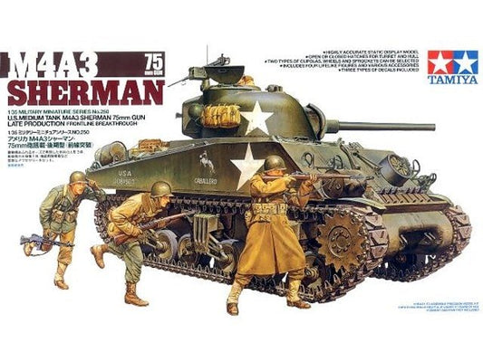 Tamiya - M-4A3 SHERMAN 77mm 1:35