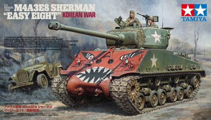 Tamiya - Us Sherman Easy Eight Tank :35