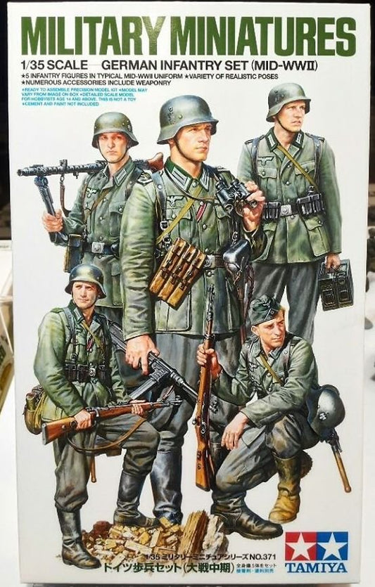 Tamiya - German Infantry Set Mid-WWII 1:35