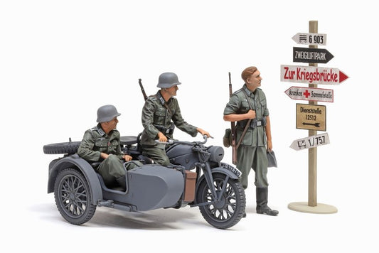 Tamiya - German KS600 Motorcycle & Sidecar 1:35