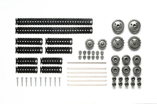 Tamiya - Track/Wheel Set Black/Met Gray