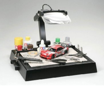 Tamiya - Work Stand W/magnifying Lens