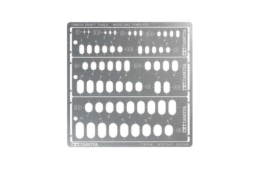 Tamiya - Modeling Template(Rounded Rectangles)